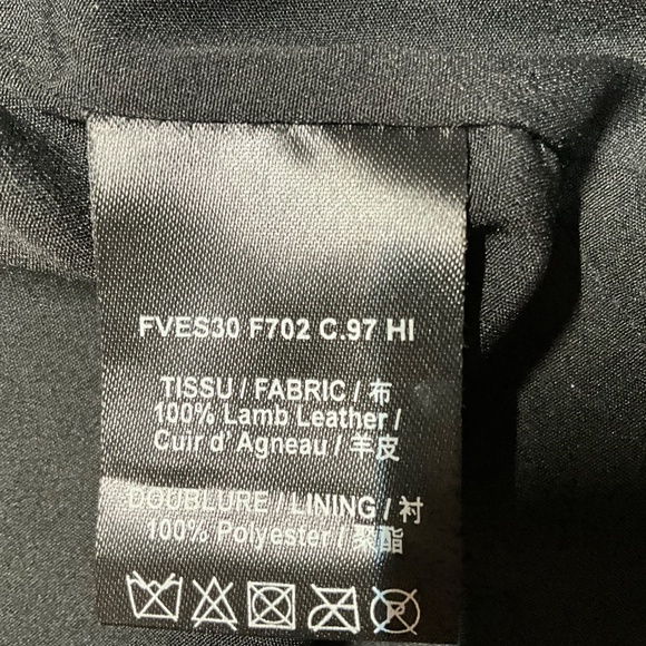 ZAPA PARIS Perfecto 100% Lamb Leather Grey Hancore Moto Jacket France Sz 36 US 4 - Picture 8 of 16